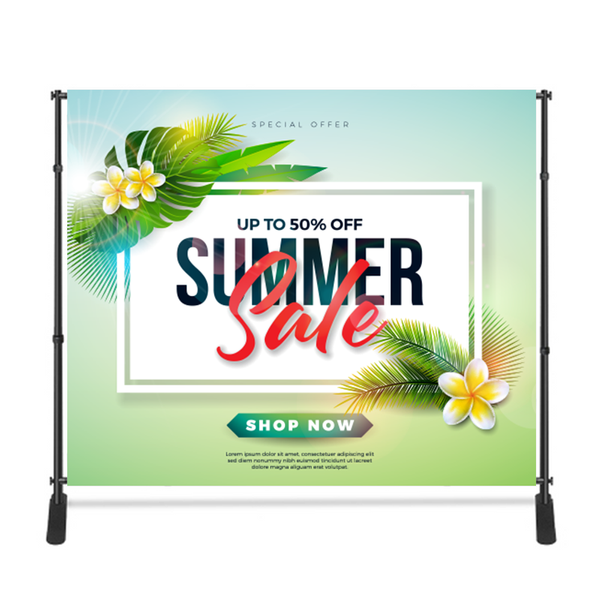 Adjustable Stand Banner