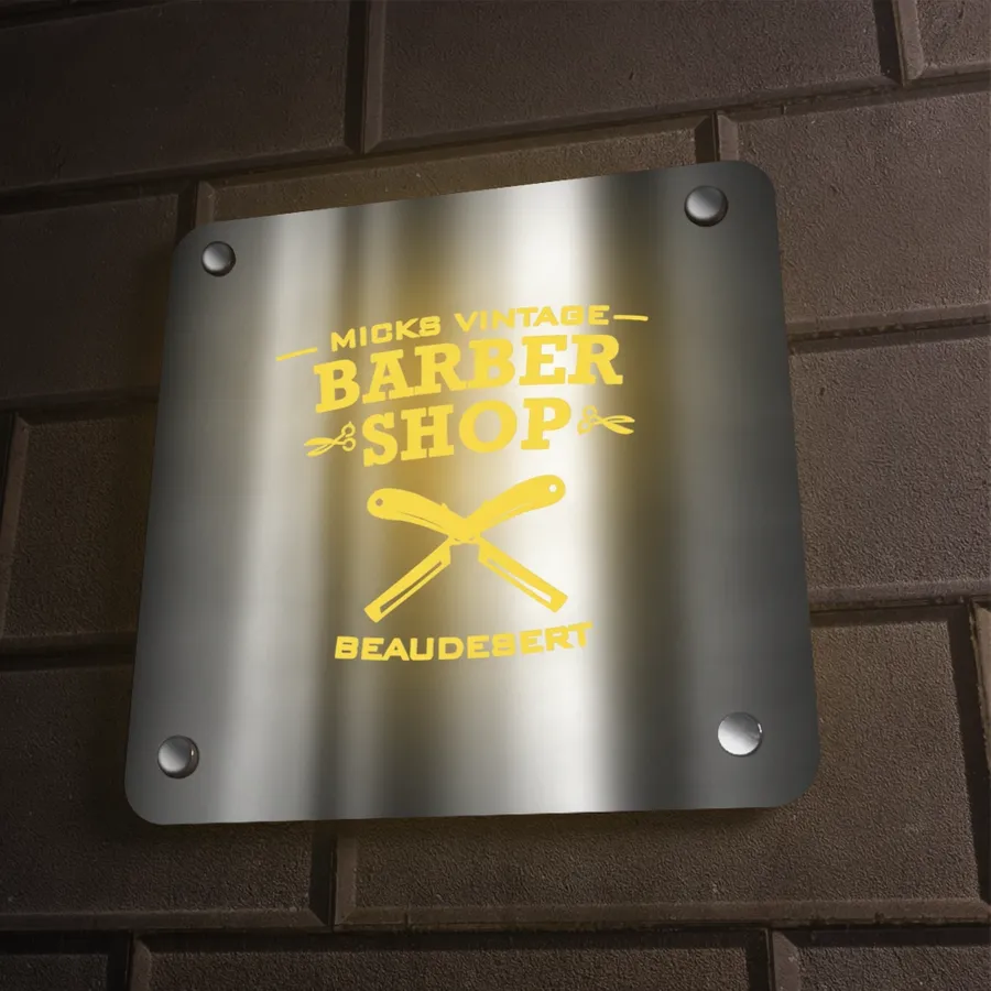 Laser Cutout Back Lit Lightbox